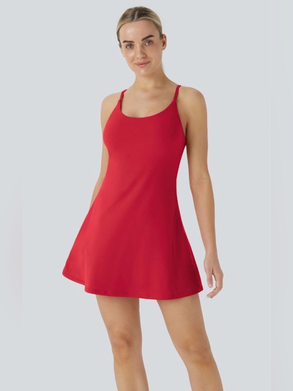 Halara Mom+Kid Collection-Girls SoftlyZero™ Plush Backless Active Dress